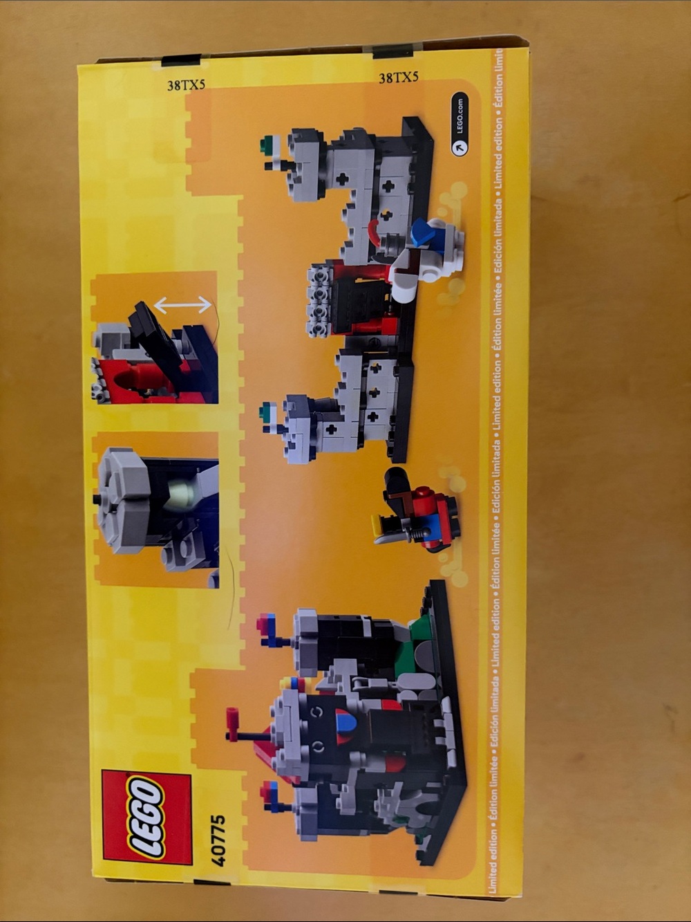 LEGO Small Castle Playset - Gray, Black, Red, Blue, Yellow Pieces